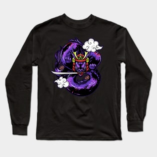 Shenron Dragon Samurai Long Sleeve T-Shirt